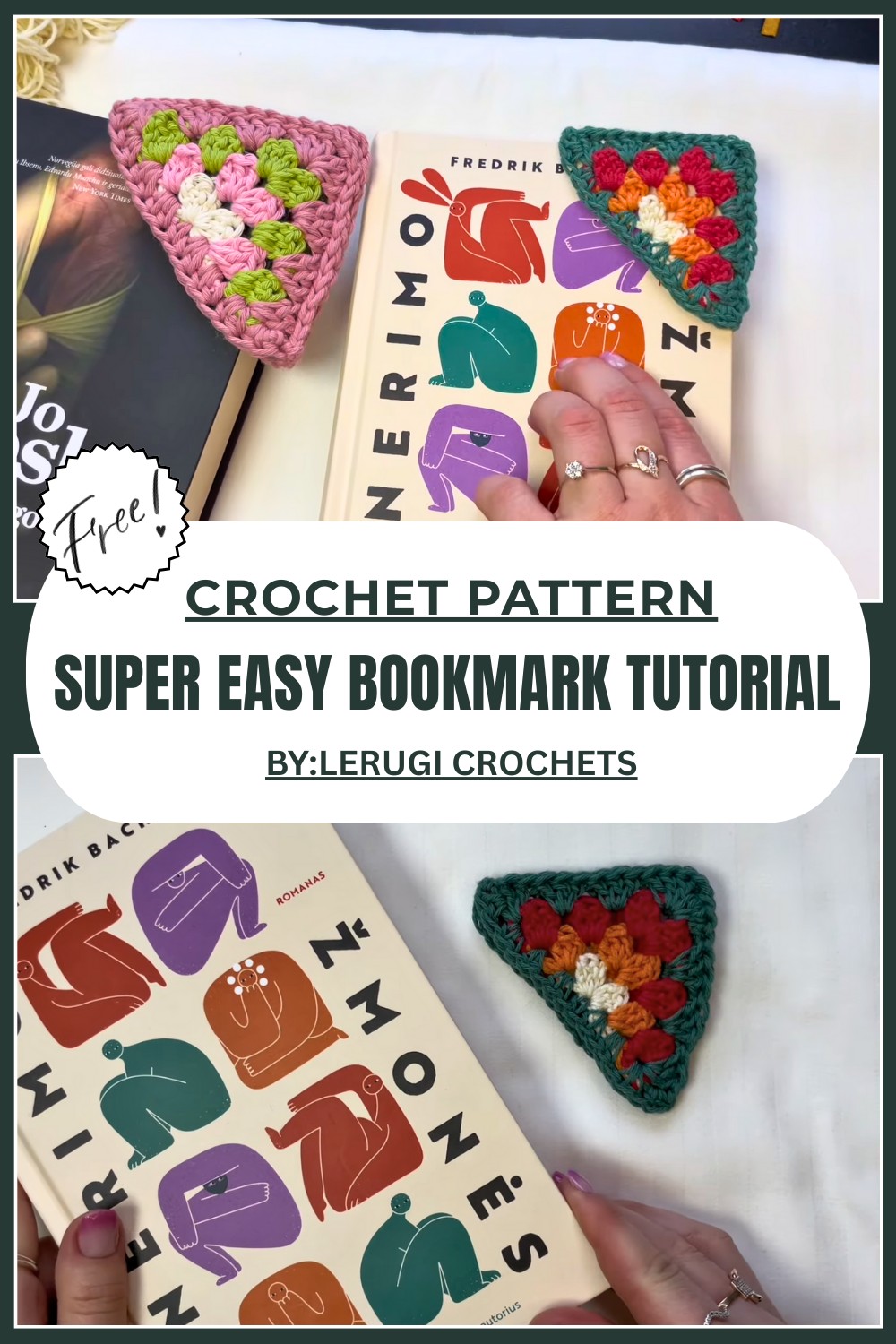 Super Easy Crochet Bookmark Tutorial