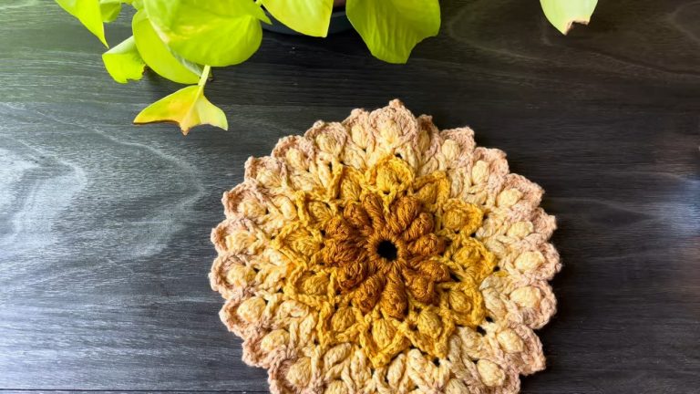 Beautiful Crochet Floral Mandala Pattern 1