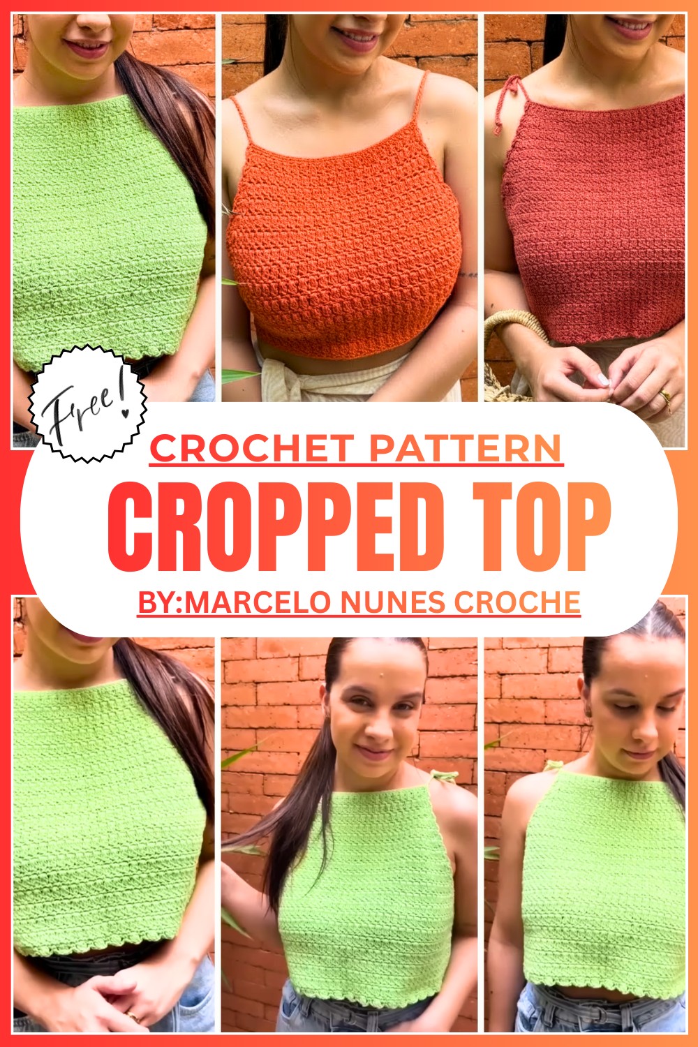 Crochet Cropped Top Pattern