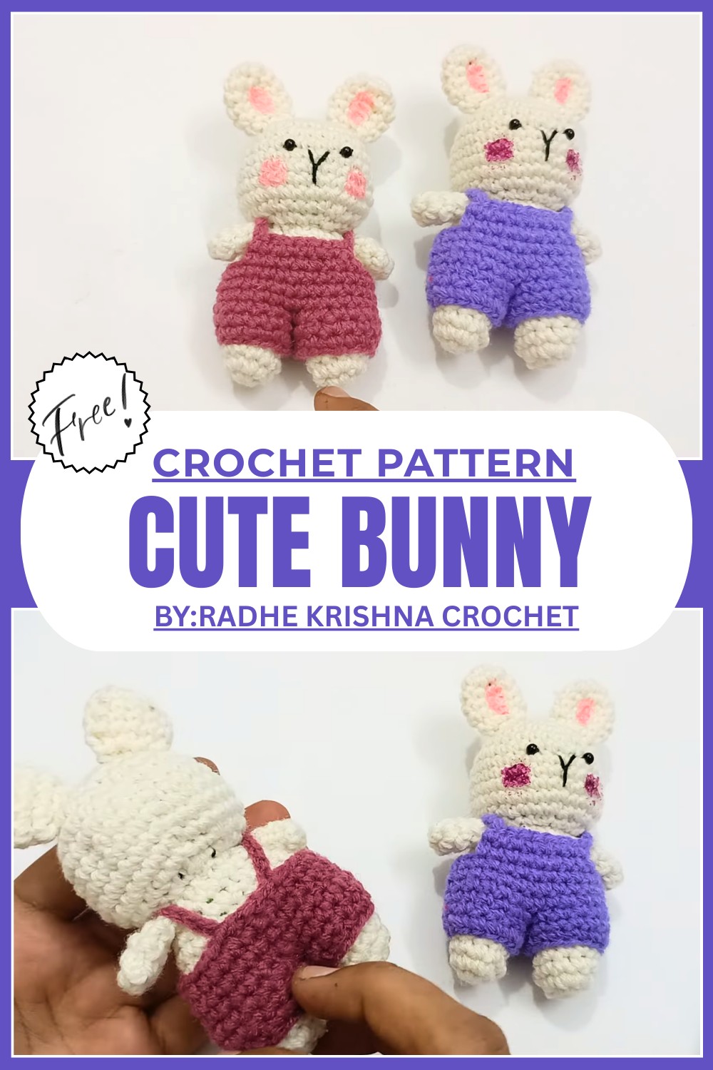 Crochet Cute Bunny Pattern
