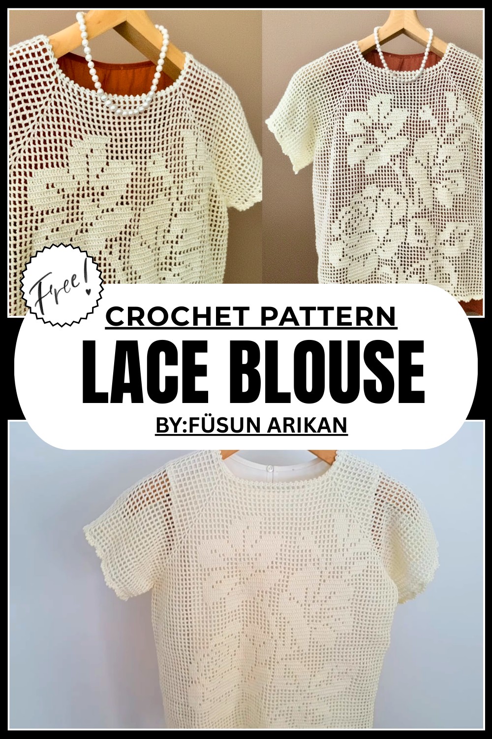 Crochet Lace Blouse Pattern
