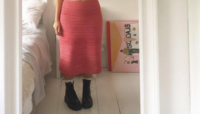 Crochet Midi Skirt Tutorial 1