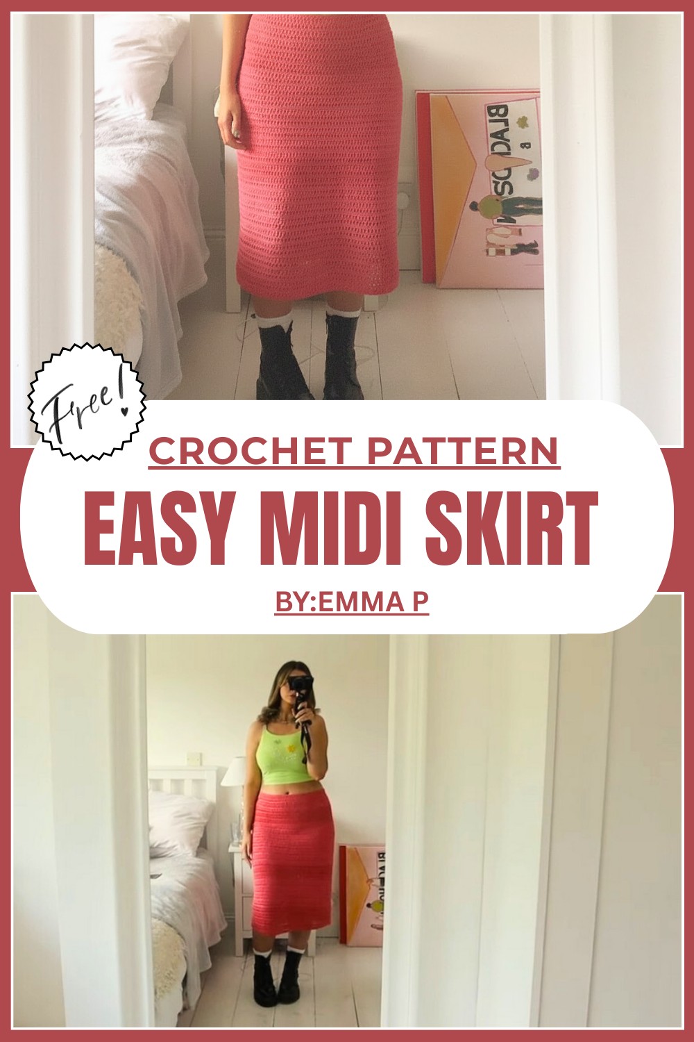 Crochet Midi Skirt Tutorial