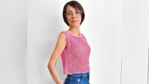 Easy And Quick Crochet Mesh Top 3