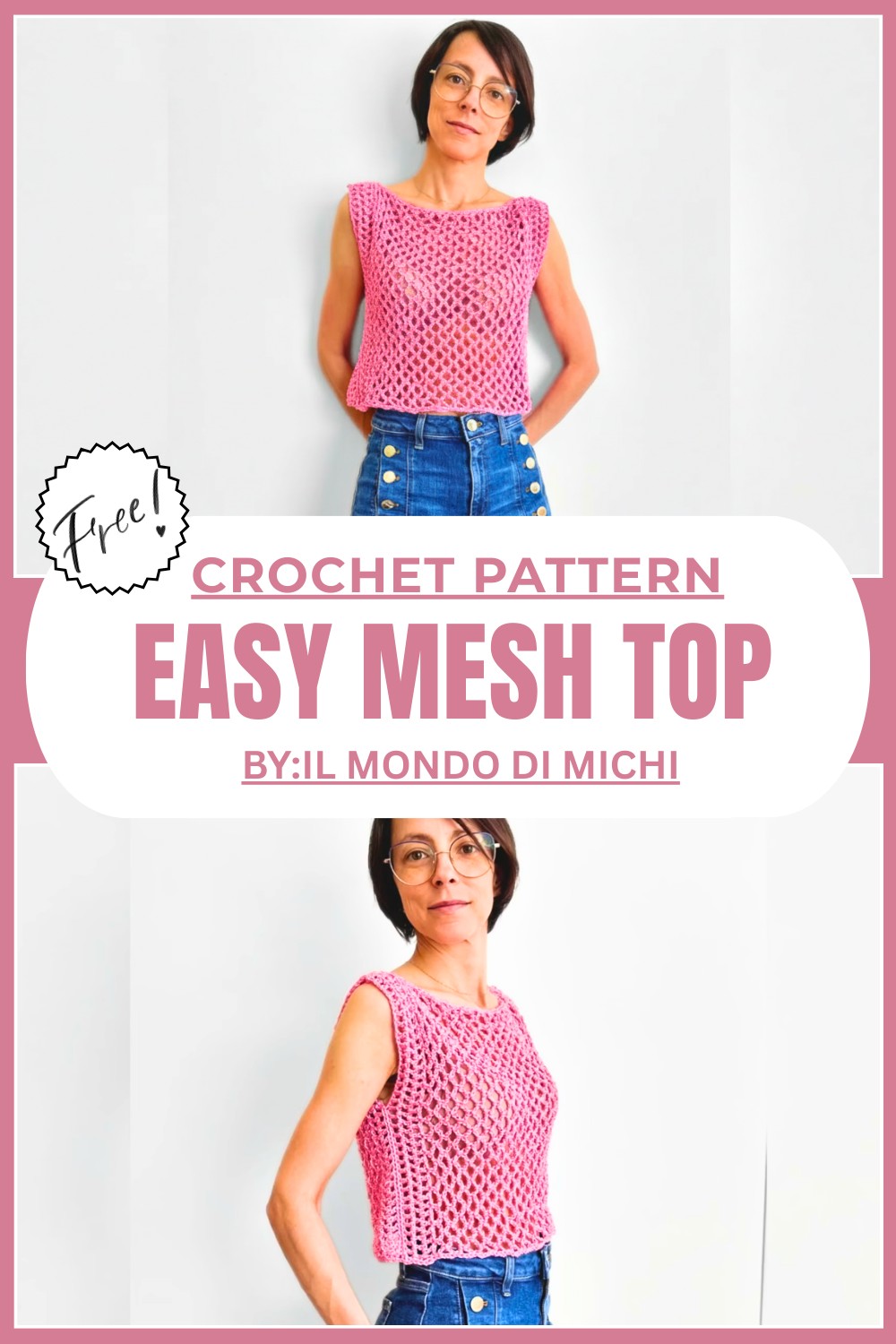 Easy And Quick Crochet Mesh Top