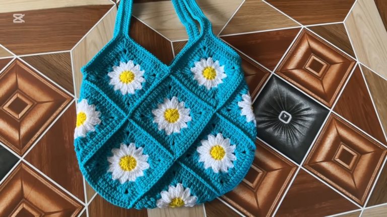 Easy Crochet Bag Tutorial 9