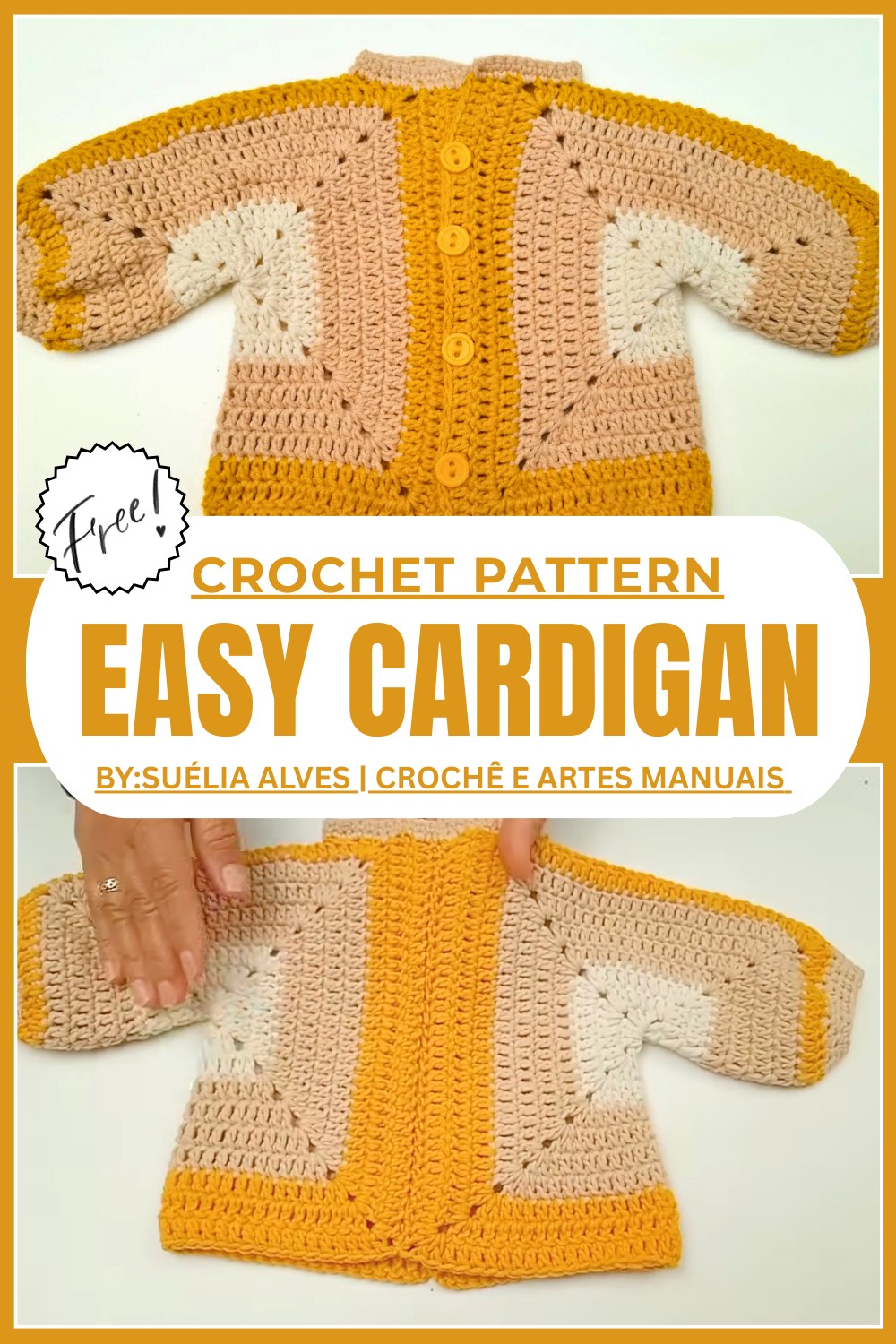 Easy Crochet Cardigan Pattern