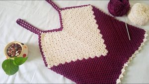 Easy Crochet Shell Stitch Top Tutorial 1