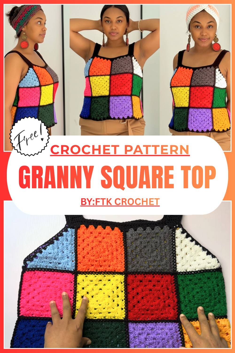 How To Crochet A Granny Square Top