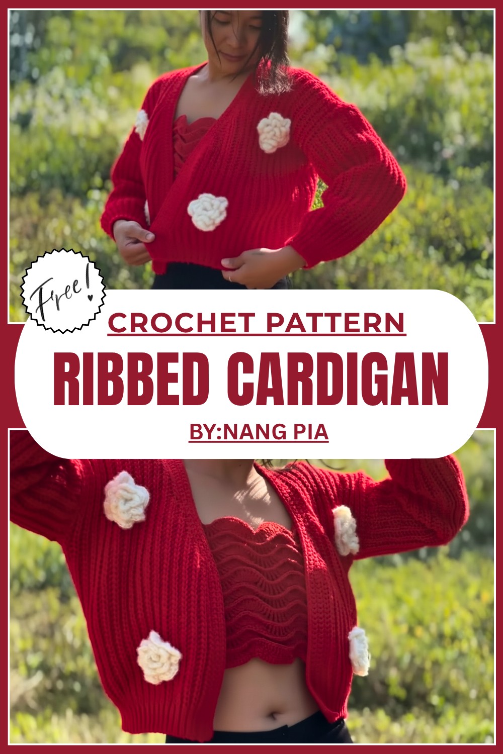 How To Crochet Ribbed Cardigan