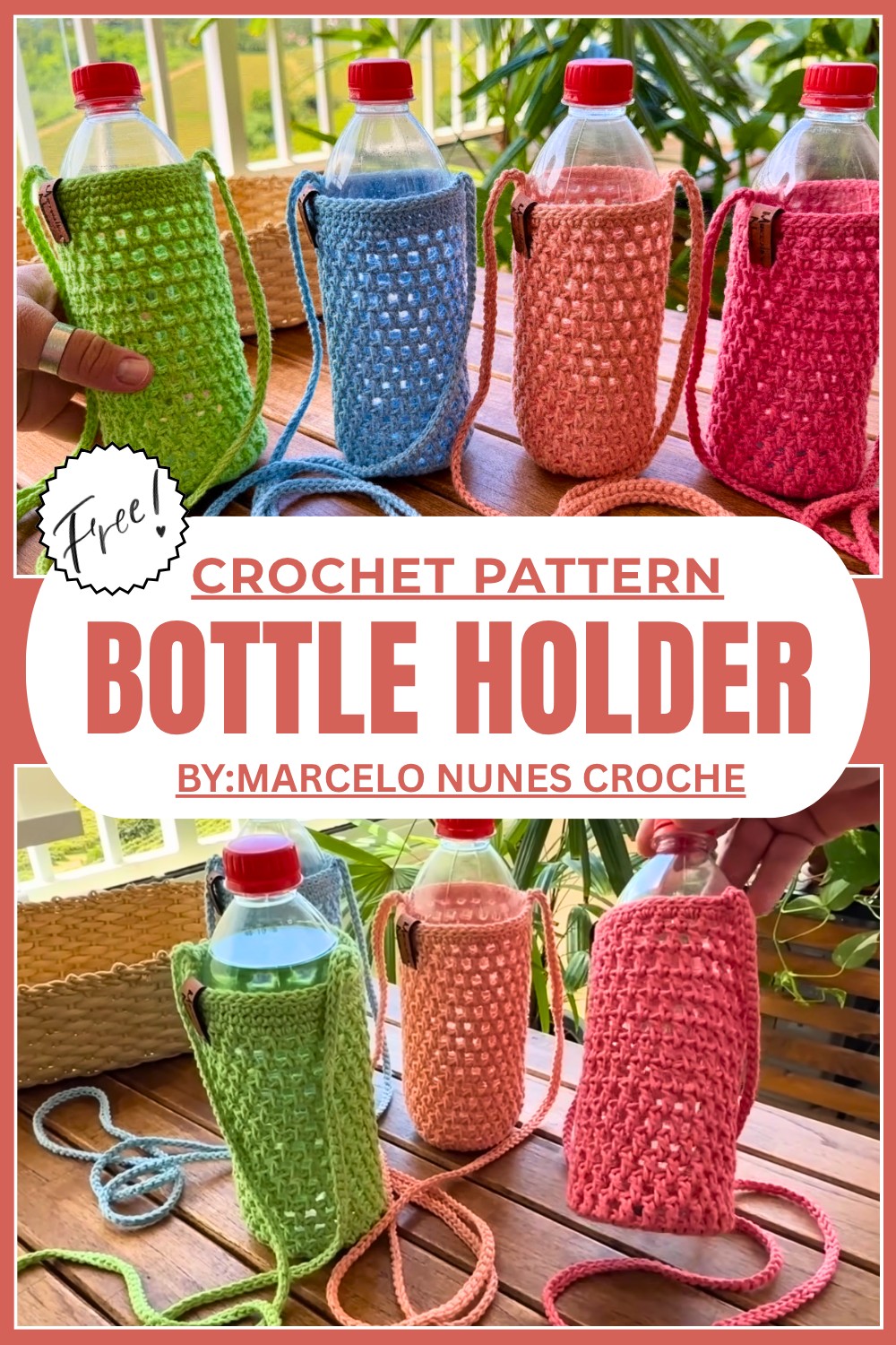 Crochet Bottle Holder Pattern