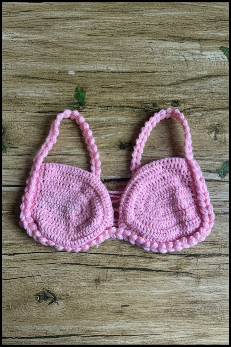 Crochet Braided Bikini Top Pattern 13