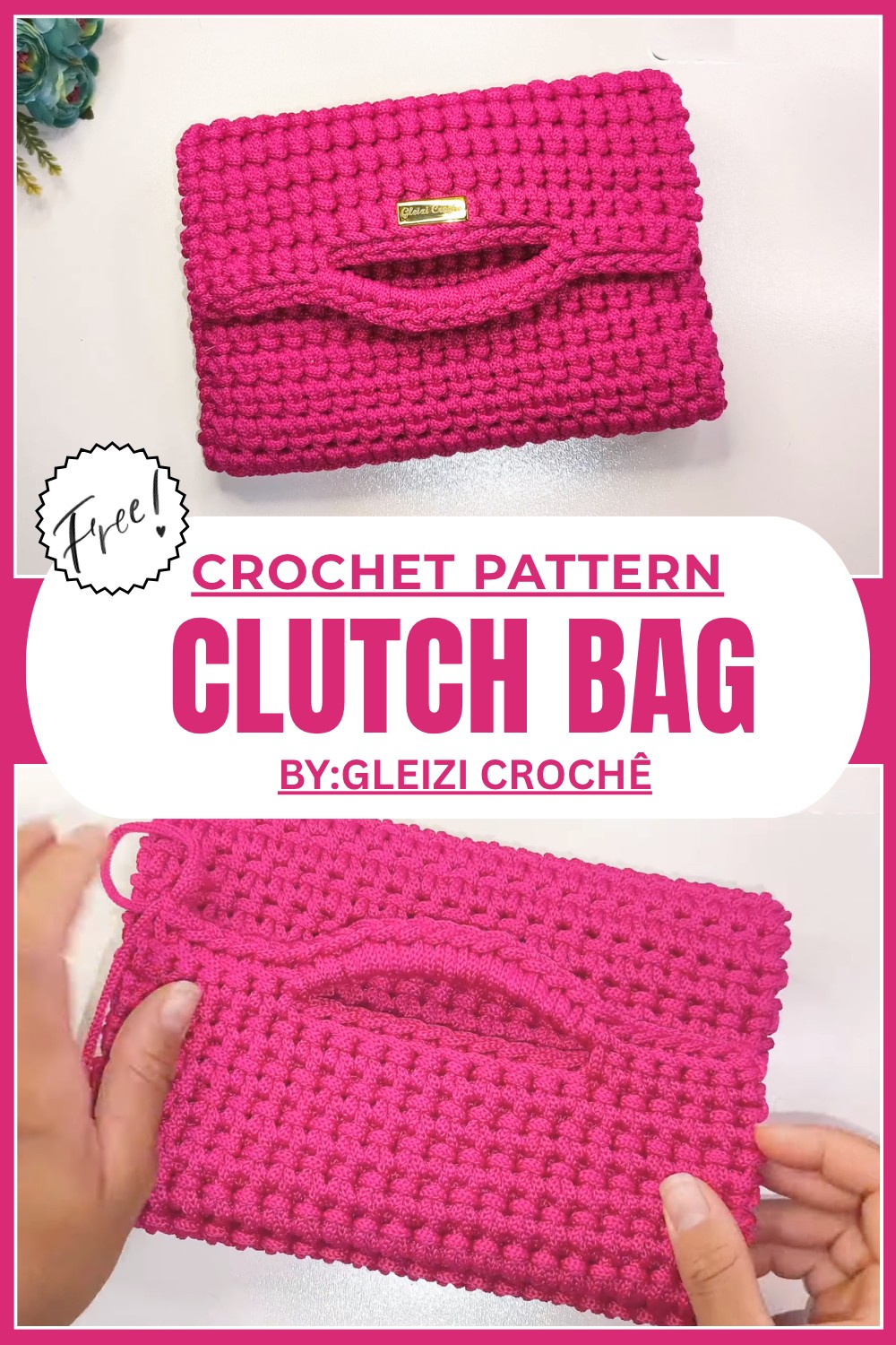 Crochet Clutch Bag Step By Step