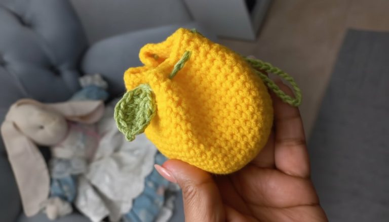 Crochet Lemon Purse Pattern 2
