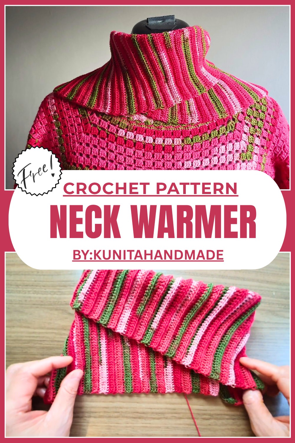 Crochet Neck Warmer Pattern