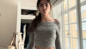 Crochet Off The Shoulder Top Pattern 1