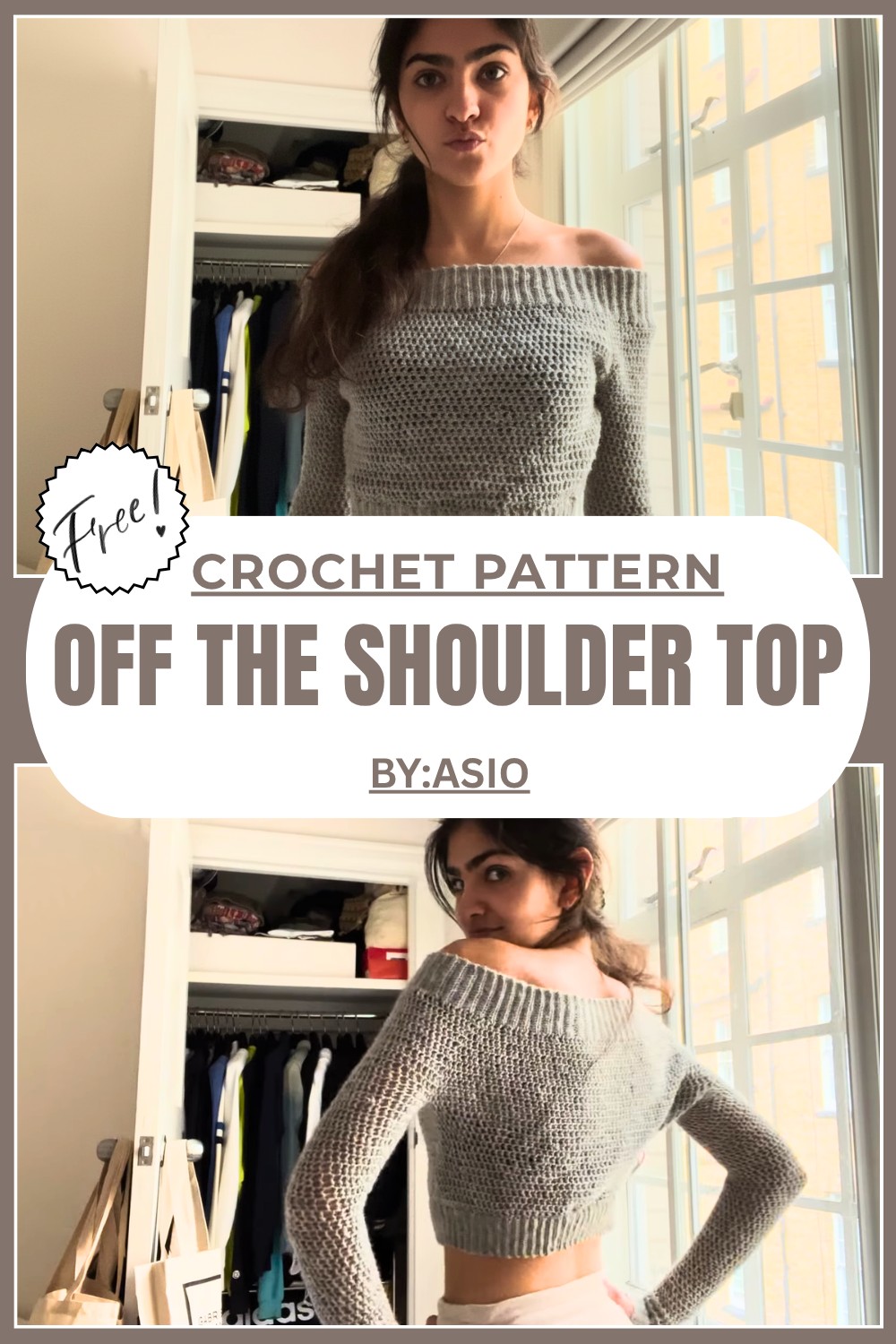 Crochet Off The Shoulder Top Pattern
