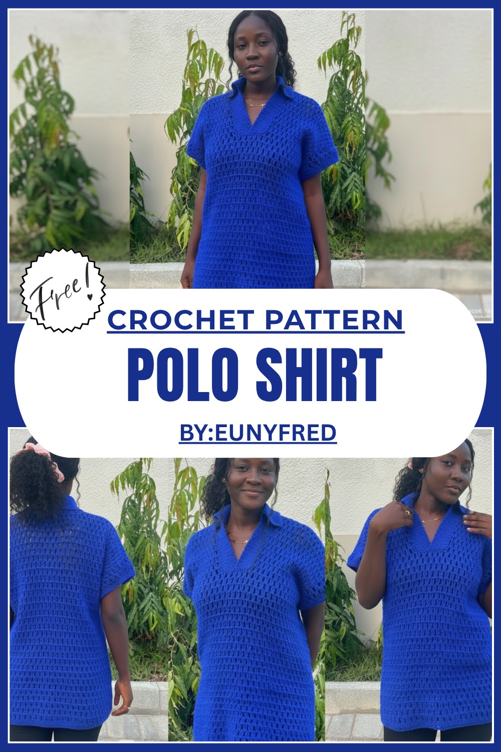 Crochet Polo Shirt Pattern