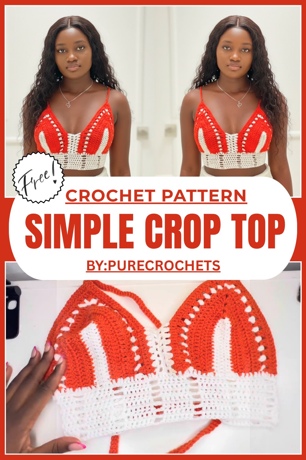 Crochet Simple Crop Top Pattern