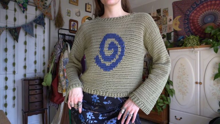 Crochet Spiral Sweater Pattern 2