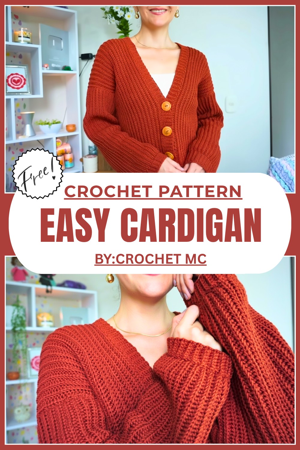 Easy Crochet Cardigan Free Pattern
