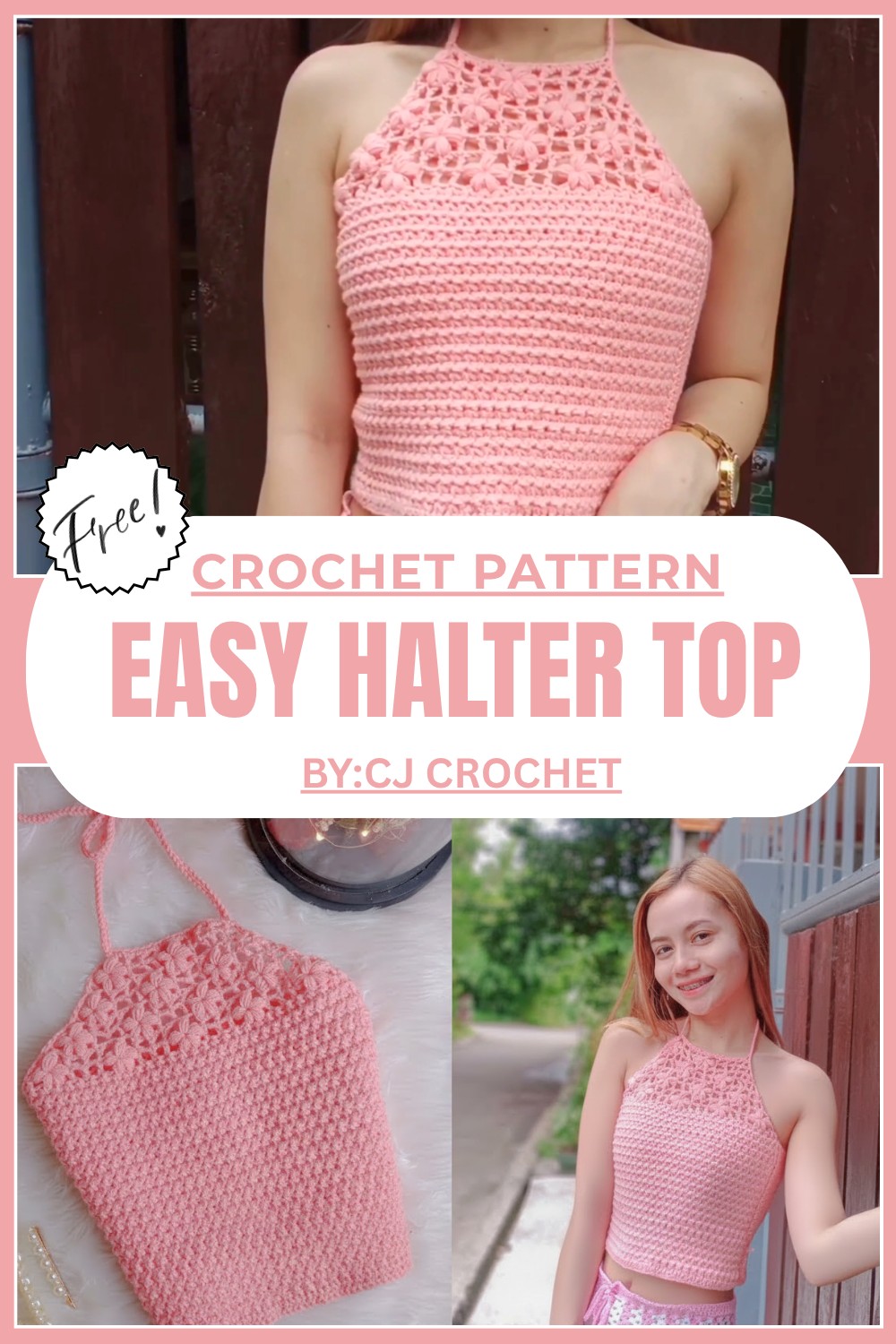Easy Crochet Halter Top Pattern