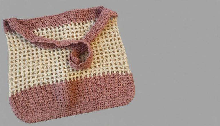 Easy Crochet Market Bag Pattern 1