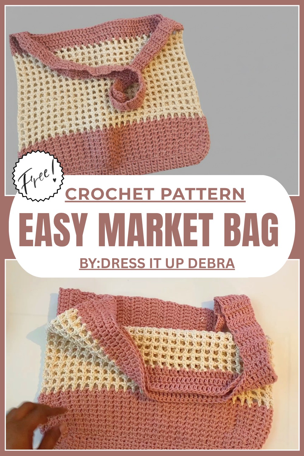 Easy Crochet Market Bag Pattern