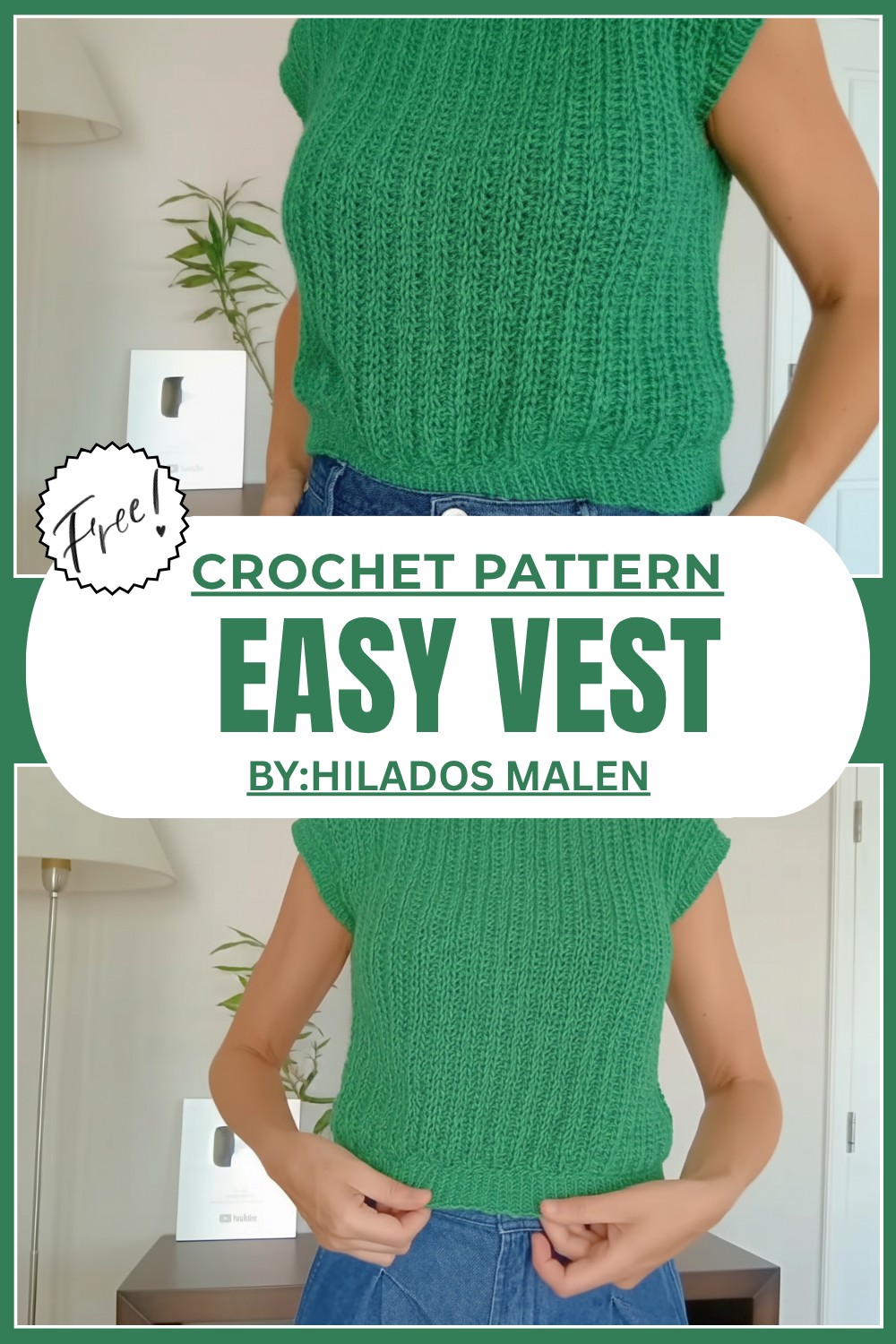 Easy Crochet Vest Pattern