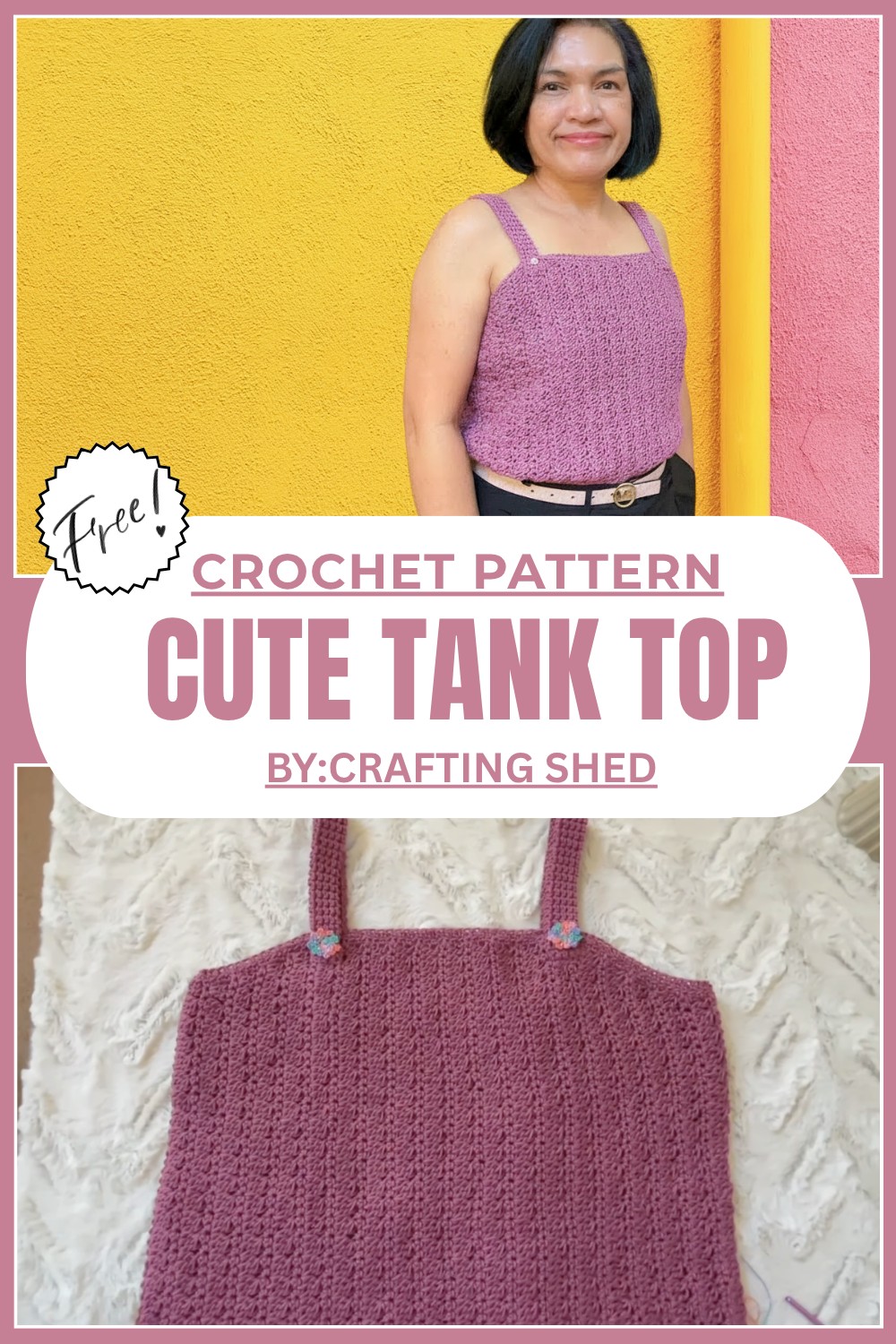 How To Crochet A Cute Tank Top