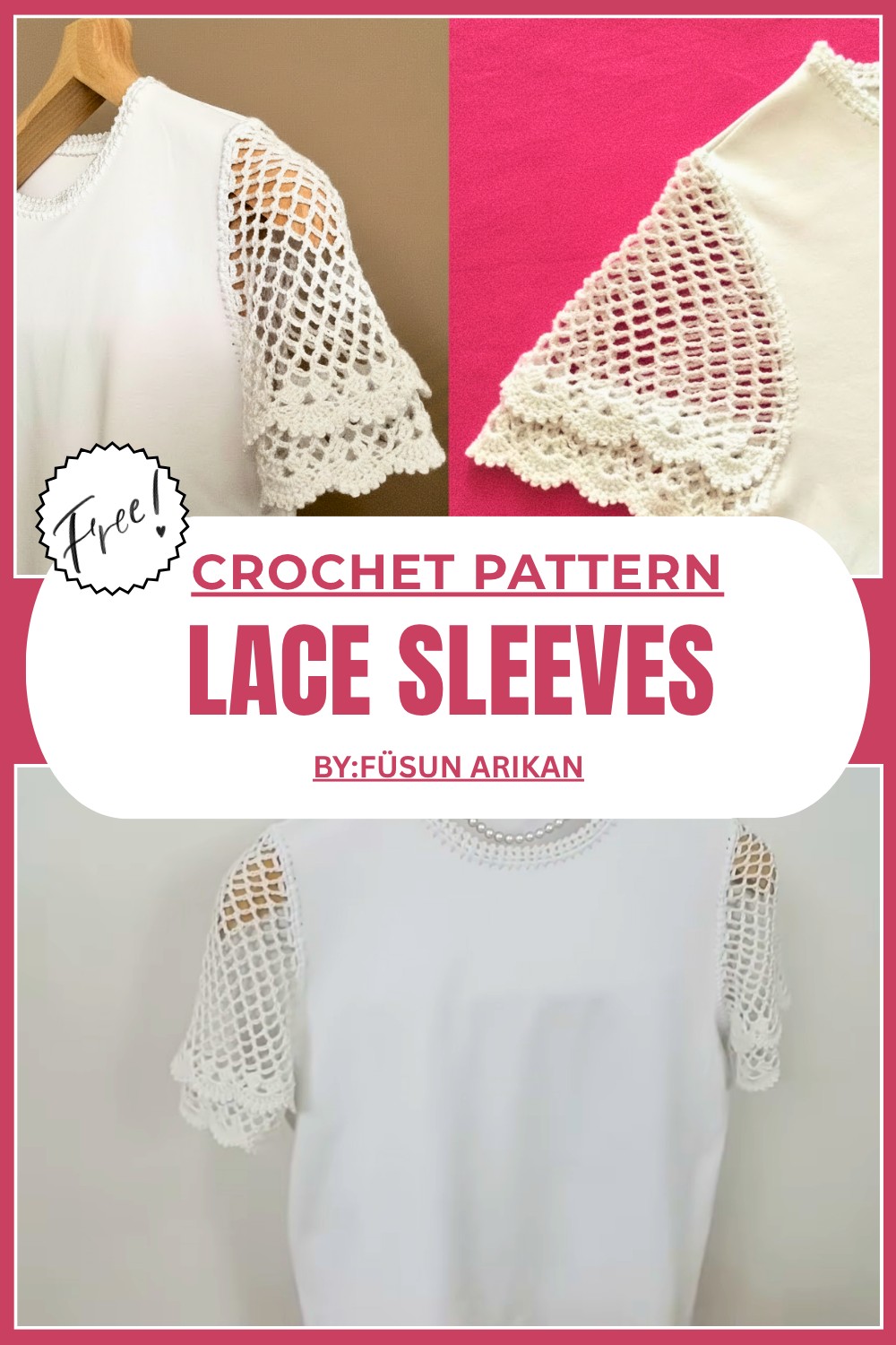 How To Crochet Lace Sleeves