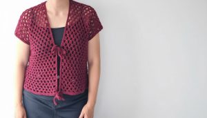 How To Crochet Summer Cardigan Pattern 2