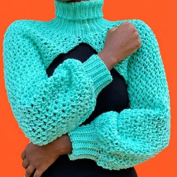 Free Crochet Arm Warmer Sweater Pattern