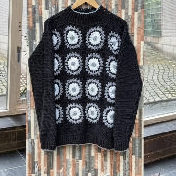 Free Crochet Granny Square Sweater Pattern