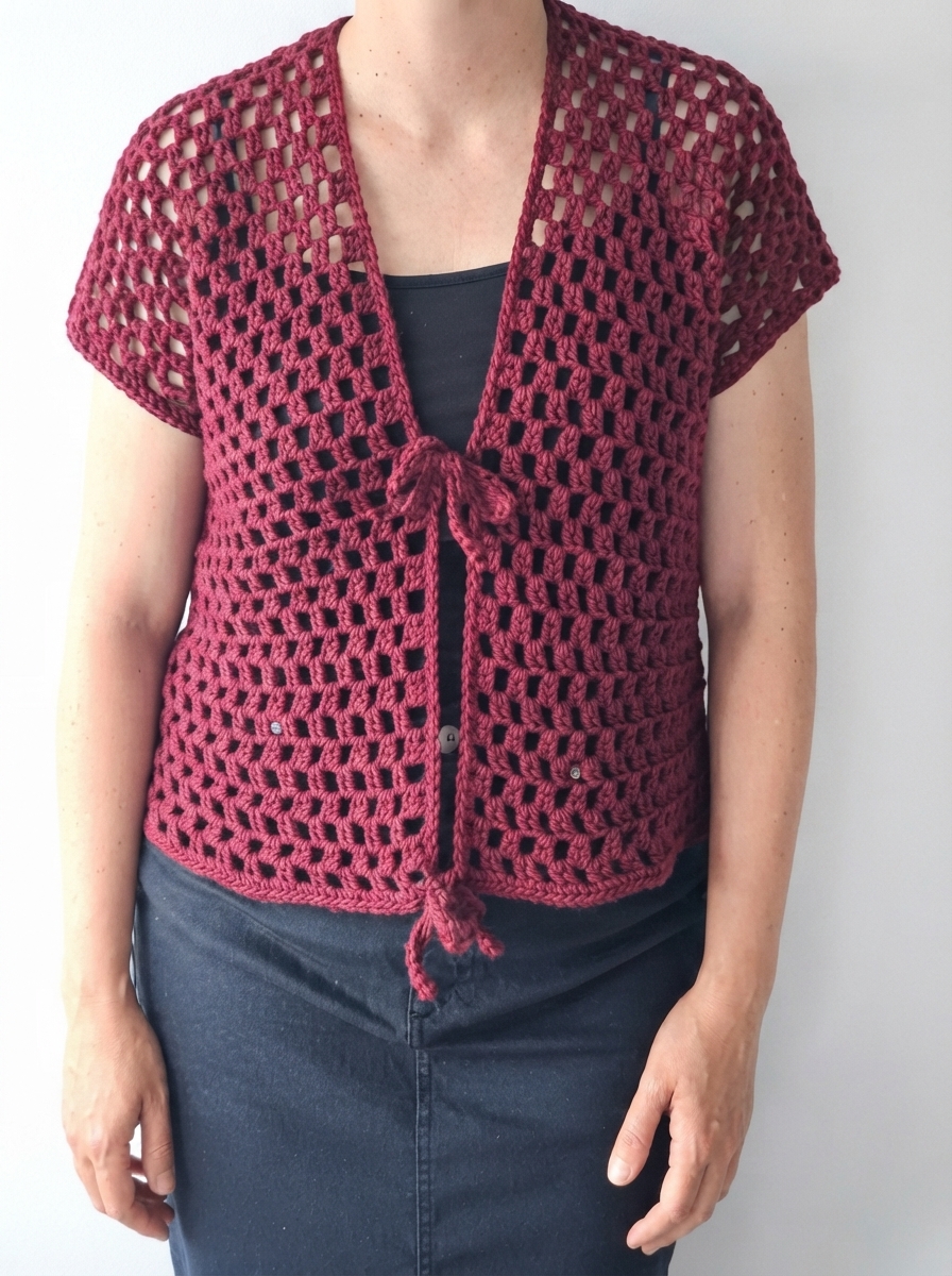 Lightweight Free Crochet Summer Cardigan