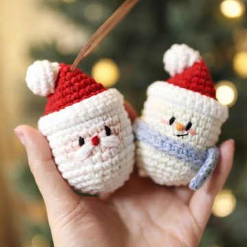 Crochet Christmas Lovely Santa Pattern 12