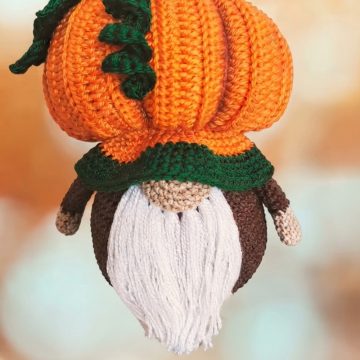 Crochet Gnome Pumpkin Pattern 2