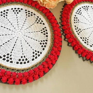 Crochet Napkin For Serving 2