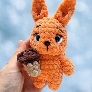 Crochet Squirrel Pattern 3