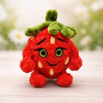 Easy Crochet Strawberries Pattern 2