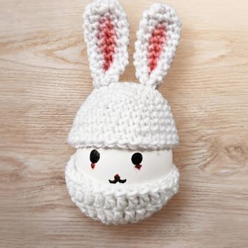 How To Crochet An Easter Bunny Egg Cover 1