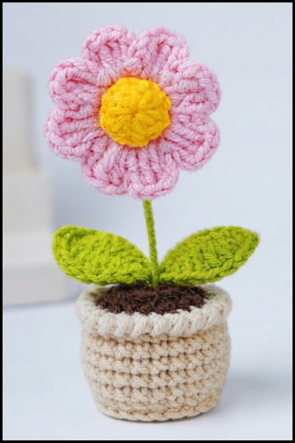 Crochet Mini Flower Pot Pattern