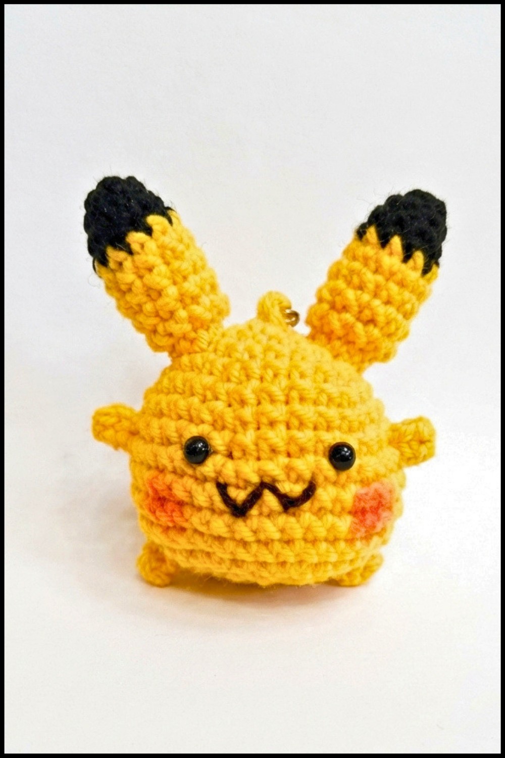 Crochet Pikachu Keychain Pattern