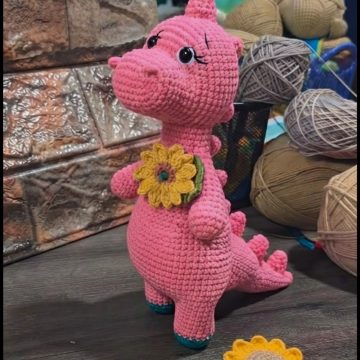 Easy Crochet Cute Dinosaur Pattern