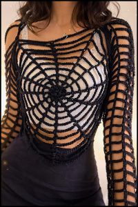 Easy Crochet Spider Web Top Tutorial