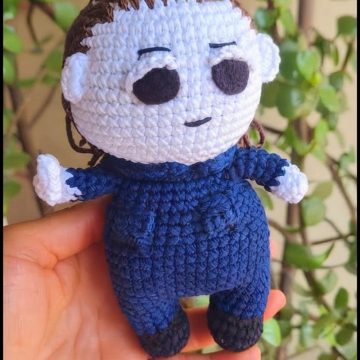 Crochet Michael Myers Amigurumi Halloween Pattern