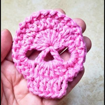 Crochet Skull Halloween Pattern