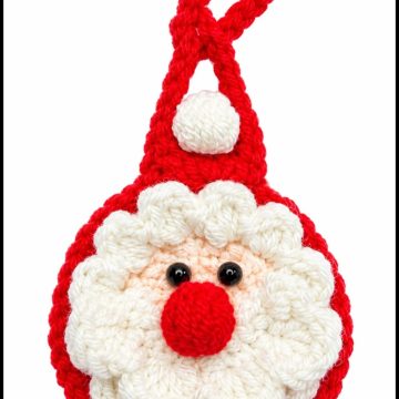 Free Crochet Christmas Santa Claus Pattern For Holiday Decor